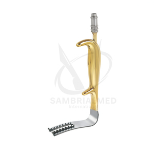 Premium Plastische Chirurgie Haynes Brustretraktor 90x32mm Schlitzklinge, mit Zähnen, mit Glasfaser, CE-Zertifiziert ISO13485-Zertifiziert - Product Image 2