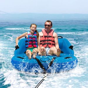Inflatable 2-Person <b>Towable</b> Tubes for Water Sports for Boating Adventures - Product Image 3