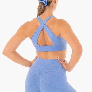 Sujetador deportivo de gimnasio personalizado para mujer, Top de Yoga de entrenamiento sin costuras con logotipo frontal, estilo Simple, nuevo logotipo, sujetador de Yoga de entrenamiento - Product Image 6