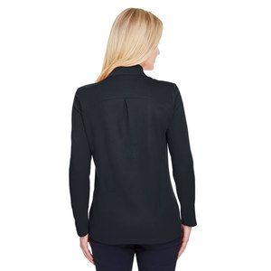 Chemises de golf pour femmes, personnalisées, OEM, écologiques, respirantes, à séchage rapide, polyester/coton 220g, vente en gros, uniformes sportifs blancs - Product Image 4