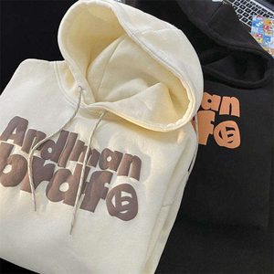 Sudadera con Capucha de Algodón Grueso de Corte Regular, Diseño 2 en 1, de Secado Rápido, Estilo Urbano, para Invierno, Venta al por Mayor OEM, a la Moda y Personalizable - Product Image 3
