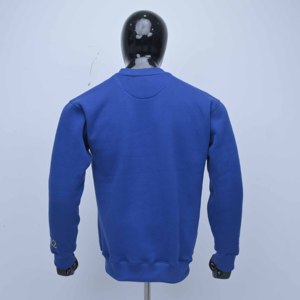 Sudadera de Cuello Redondo Bordada de la Universidad Butler, Transpirable, para Hombre, Corte Regular, Azul, Algodón, Informal, para Otoño, Venta al Por Mayor - Product Image 3