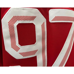 Jersey de Hockey sobre Hielo Personalizado para Hombre, 100% Poliéster, Antibacteriano, Patrón Argyle, Manga Larga, Uniforme de Equipo, Fábrica OEM - Product Image 3