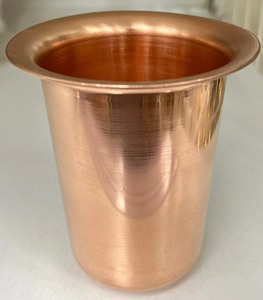 Verre à eau en cuivre de style contemporain, verre à eau en cuivre moderne, finition colorée, verre à eau en cuivre à usage personnalisé - Product Image 5