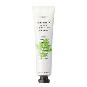 Crème apaisante extra-douce Nature Republic Herbology, crème hydratante pour peaux sensibles, emballage en tube - Product Image 1