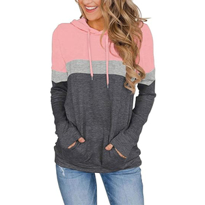 Sudadera con Capucha para Mujer, Estilo Casual y Deportivo, Manga Larga, Diseño Simple y Moderno - Product Image 1