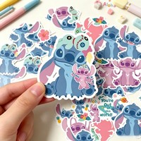 50 autocollants imprimés (1 set), autocollants mignons de dessins animés pour cahier, bouteille d'eau, bagages, décoration de journal et de scrapbook