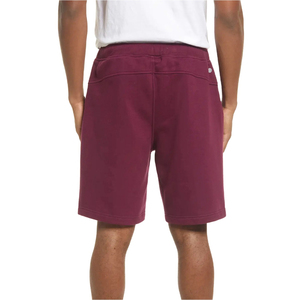 Latest Burgundy <b>Colour</b> 100% Cotton Bermuda Men's Shorts With Drawstring Waist And Side Pockets Casual Style Men Short CP-MS-03 - Product Image 5