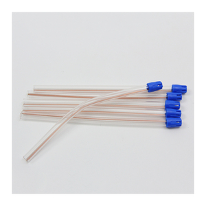 Ejector de Saliva Dental Desechable, Tubo de Evacuación Oral Recubierto de Cobre, Succión Manual para Clínica, Sadia Khan Industry, Azul/Blanco - Product Image 1