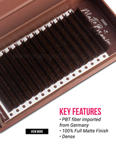 Charmlash Bandejas de Pestañas al por Mayor, Extensiones de Pestañas Marrón Mocha Favoritas, Bandejas de Pestañas de Terciopelo Cachemira al por Mayor, D C B J, Proveedor Líder - Product Image 5