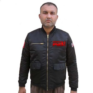 Men Nylon <b>Pilot</b> <b>Jacket</b> Long Sleeve Airline Uniform MA1 Bomber Style With Faux Fur Collar - Product Image 6