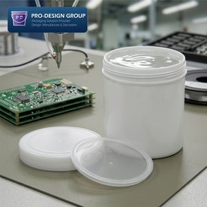 ถังพลาสติก HDPE ขนาด 0.7 ลิตร ทนทานต่อสารเคมี พร้อมฝาปิด สำหรับเคลือบ PCB  ภาชนะเก็บกาวซิลิโคนอุตสาหกรรม - Product Image 6