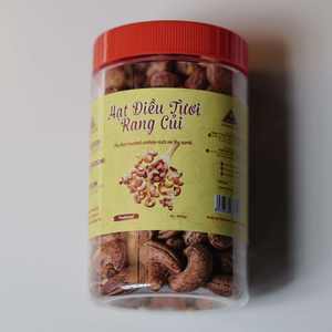 500g Noix de cajou grillées salées non décortiquées de qualité supérieure biologique du Vietnam - Marque Dong Phu - Meilleur rapport qualité-prix - Pot rond - Product Image 4