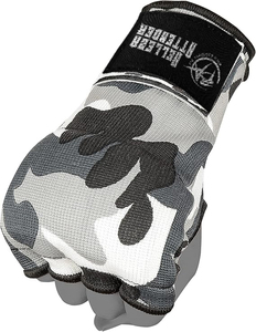 Gants de boxe d'entraînement en gel demi-doigts avec sangle longue pour poignet, pour hommes et femmes, équipement de karaté, fermeture auto-agrippante, protection - Product Image 3