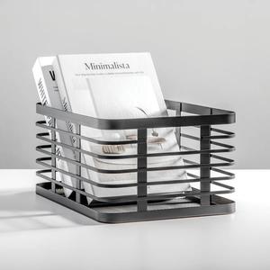 Cesta de Almacenamiento Apilable Multiusos de Hierro con Malla Profunda, Ecológica y de Estilo Vintage para la Organización del Hogar - Product Image 5