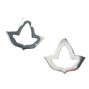 Boucles d'oreilles clous en argent motif feuille de lierre ouverte pour femme, design botanique élégant, bijoux de mode minimalistes, clous délicats, vente en gros - Product Image 1