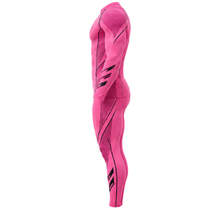 Ensemble de survêtement de compression personnalisé pour homme, séchage rapide, extensible, haut d'entraînement à manches longues et collants pour la gym, le fitness, la course à pied, vente en gros - Product Image 2