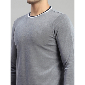 T-shirts pour hommes à manches longues, en coton doux, conçus pour un usage quotidien, tissu respirant, confortable, parfaits pour les sorties décontractées - Product Image 5