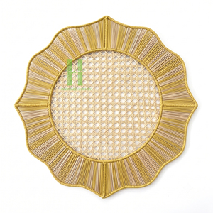 Set de table en corde de papier de haute qualité, tailles personnalisables, variété de couleurs, pour la décoration de table de salle à manger, Noël, OEM du Vietnam, vente en gros - Product Image 3