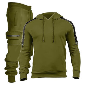 Survêtement d'hiver décontracté pour homme, imprimé, à capuche, 100% coton, séchage rapide, coupe-vent, respirant, pour le jogging et le sport, fabriqué au Pakistan - Product Image 2