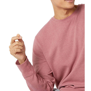 Prix compétitif, quantité en gros, sweat-shirt à col rond 100% coton, sweat-shirt uni personnalisé pour homme, sweat-shirt à col rond embossé - Product Image 3