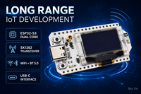 Carte de développement Stock WiFi LoRa 32 V3 ESP32-S3 SX1262 avec écran OLED 0,96 pouce, Type-C, BLE 868-915MHz, avec boîtier, pour nœud IoT longue portée