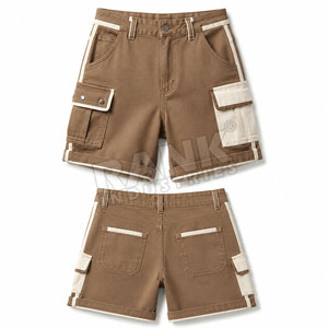 Best Selling Top Design 2026 New Arrival <b>Women's</b> Cargo <b>Shorts</b> Low MOQ Premium <b>Utility</b> <b>Shorts</b> With Soft Fabric - Product Image 4