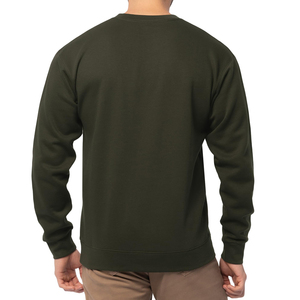 Sudadera con capucha básica de algodón mezclado para hombre, informal, de color sólido, transpirable, con logo y diseño personalizados. - Product Image 2