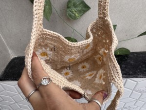 มาใหม่ล่าสุดฤดูร้อนชายหาดฟางกระเป๋าโบฮีเมียนโครเชต์ Handmade กระเป๋าถือผู้หญิงไหล่กระเป๋าหญ้าทะเลกระเป๋าสแควร์ - Product Image 6