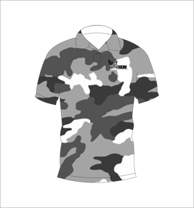 Polo gris camouflage urbain à manches courtes, décontracté, pour le sport, le golf et l'entraînement - Product Image 5