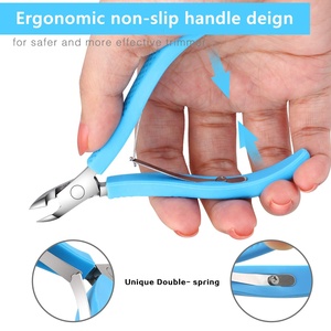 Nouvelles coupe-ongles en acier inoxydable, grande taille, à pointe biseautée unique, ouverture large, professionnelles, durables, spéciales pour les rainures des ongles - Product Image 5