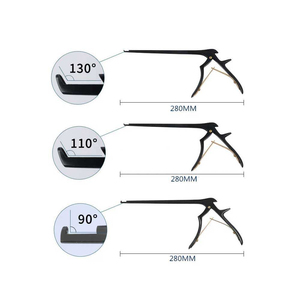 Rongeur Kerrison noir 230 mm, 90, 110, 130 degrés, instrument chirurgical orthopédique en acier inoxydable réutilisable pour la chirurgie osseuse vétérinaire - Product Image 3