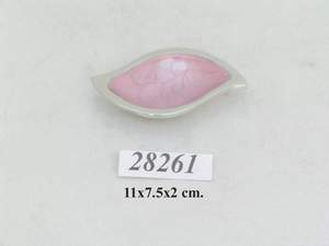 Plateau décoratif en aluminium écologique style américain, motif feuille, pour la décoration de la maison - Product Image 2