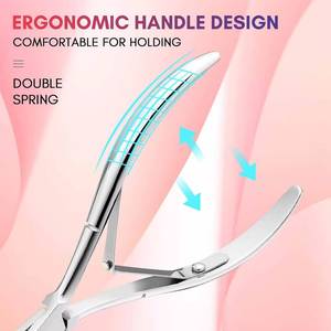 Coupe-ongles professionnel en acier inoxydable 12,5 mm à lame plate et pointe affûtée pour usage adulte - Product Image 5