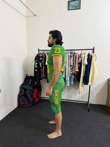 Personnalisez votre propre uniforme de football américain, ensemble de vêtements d'équipe respirant en polyester et spandex - Product Image 6