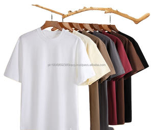เสื้อยืดคอตตอนแท้ 300 กรัม สีพื้น แขนสั้น ทรงหลวม แบบเบสเลเยอร์ สำหรับส่งออกต่างประเทศ รับออกแบบปักโลโก้ตามสั่ง (OEM) - Product Image 4