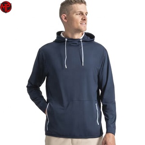 Sweat-shirt à capuche en tissu gaufré pour homme avec poche, coupe classique, en polyester, pour un usage décontracté ou sportif - Product Image 1