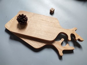 VITRAPRO CHOP-8 Bloc à découper en corne de cerf en bois rustique Planche à découper biologique naturelle Plateau de service du Vietnam - Product Image 3