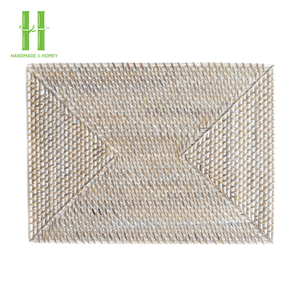 Eco-friendly Bamboo Bohemian Style 10mm Thick Charger <b>Plate</b> Wall Decoration Flower Placemat Home Table <b>Mats</b> OEM Vietnam 2026 - Product Image 6