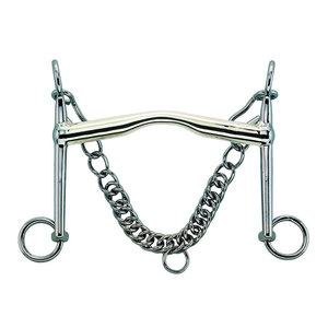 Diseño de Bocado Pelham de Acero Inoxidable Confiable, Cómodo para Caballos, Apto para Montar en Arena y Uso al Aire Libre - Product Image 1