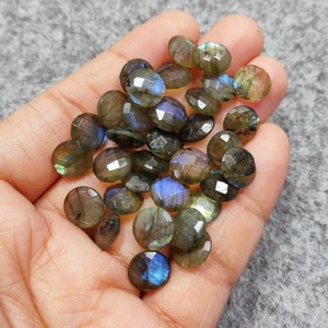 Pierre précieuse ronde en labradorite calibrée de 10 mm pour la fabrication de bijoux - Pierres précieuses facettées en gros - Product Image 5