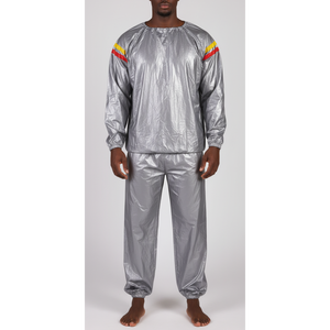 Conjunto Deportivo Personalizado con Logotipo OEM, Sudadera con Capucha y Pantalones con Cintura Elástica para Fitness, Sauna, Running y Ejercicio - Product Image 3