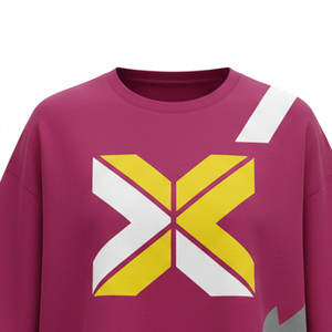 เสื้อยืดโอเวอร์ไซส์ทรงบ็อกซี่ ผ้าคอตตอนหนานุ่ม สไตล์สตรีทแวร์ สำหรับผู้ชาย ทรงหลวมไหล่ตก  ไม่จำกัดจำนวนสั่งขั้นต่ำ - Product Image 2