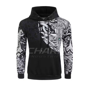 Vente en ligne : sweats à capuche oversize pour homme, en polaire épaisse, mélange polyester/coton, personnalisables, séchage rapide et respirants - Product Image 2
