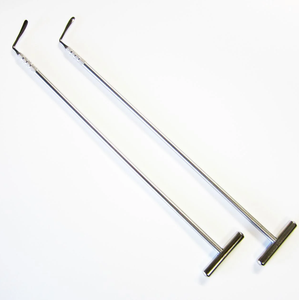 Élévateur gingival équin, ensemble de 2 pièces, acier inoxydable, outils vétérinaires pour la dentisterie équine, modèle SURGIGYNE International VI-DI - Product Image 1