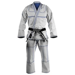 Kimono de BJJ Unisex Azul, Poliéster/Algodón, Transpirable, Ligero, Resistente, para Entrenamiento, Talla Adulto, Corte Regular, 280g, Teñido Liso - Product Image 3