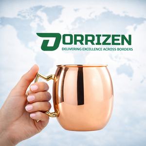 Taza de Cerveza de Cobre Premium Más Vendida, Elegante Vaso para Beber, Construcción Duradera para Agua, Cerveza, Cóctel Moscow Mule, Uso Diario en el Hogar y Bar - Product Image 3