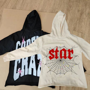 Conjuntos de Sudadera con Capucha y Pantalones Cortos de Verano Vintage de Alta Calidad con Logotipo Personalizado, Transpirables, con Estampado Lavado al Ácido, Estilo Hip Hop, de Algodón con Efecto Desgastado por el Sol - Product Image 6