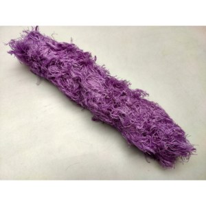 100% <b>Linen</b> <b>Yarn</b> Purple Frizz Ribbon Strip for Weaving Textile Art Crafts - Product Image 6