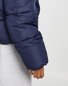 Latest Fashionable <b>Navy</b> <b>Women's</b> Puffer <b>Jacket</b> Made With Best Material <b>For</b> Sale Design Own Ladies Puffer <b>Jacket</b> With Front Logo - Product Image 5